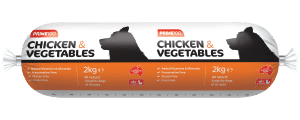 PRIME 100 COOKED ROLL CHICKEN AND VEGETABLES 2KG