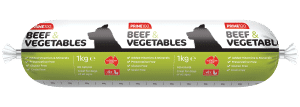PRIME 100 COOKED ROLL BEEF & VEGETABLE 3KG