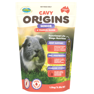 VETAFARM CAVY ORIGINS SENIOR GUINEA PIG FOOD 1.5KG