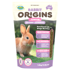VETAFARM RABBIT ORIGINS JUNIOR RABBIT FOOD 1.5GKG