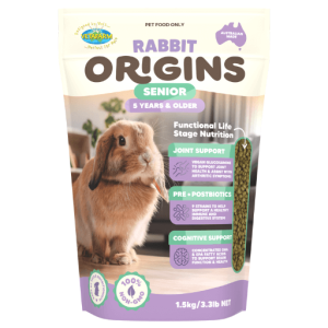 VETAFARM RABBIT ORIGINS SENIOR RABBIT FOOD 1.5KG