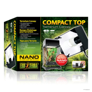 EXO TERRA NANO COMPACT TOP TERRARIUM CANOPY 20 X 9 X 15CM