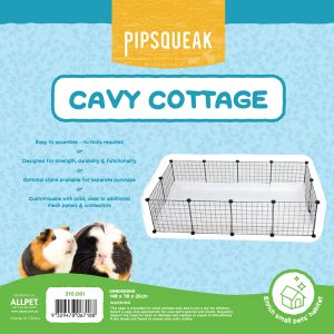 PIPSQUEAK CAVY COTTAGE (4 X 2) (C&C Cage)