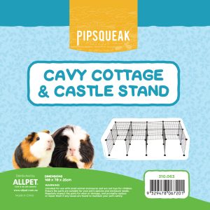 PIPSQUEAK CAVY COTTAGE AND CASTLE STAND (C&C Cage Stand - 4 x 2)