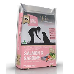 MEALS FOR MUTTS DOG GRAIN AND GLUTEN FREE SALMON AND SARDINE 9KG (PINK)