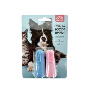 CANINE CARE FINGER TOOTHBRUSH 2PK