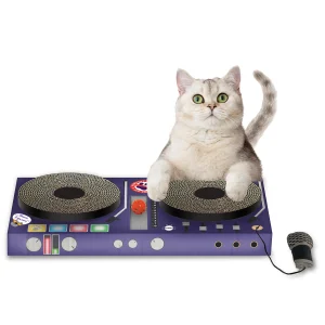 KAZOO DJ SCRATCHEZ CARDBOARD CAT SCRATCHER